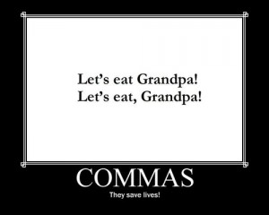 Commas, they save lives!